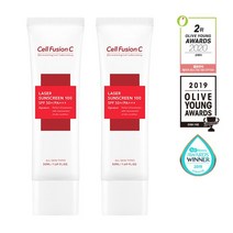 [셀퓨전씨]레이저 썬스크린 100 50ml+50ml, 없음