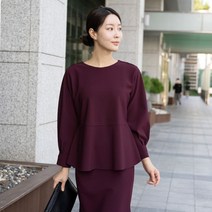 모슬린 엄마옷 소매주름 블라우스 EBL209004 마담 미시옷 중년여성의류 빅사이즈 50대 60대여성옷