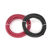 EWCS 2 게이지 프리미엄 엑스트라 플렉시블 용접 케이블 600 볼트 콤보 팩 - 블랙+레드 미국 제조 각 색상 25 피트