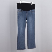 스위트플러스 임부복 겨울 기모 오프 스판 일자 임산부 데님 팬츠