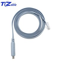 USB연장케이블 FTDI 칩 직렬 와이어 USB C 31RJ45 콘솔 케이블 RS232 Cisco 라우터 RJ 45 변환기 스위치 라인 유형C 연장, 1.8m+Blue 1pcs