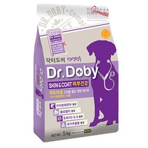[베스트] 강아지 닥터도비 스킨앤코트 피부 5kg 1P 사료 애견 - 22033119EA, 본상품선택