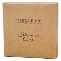 Terra Pure Green Tea Shower Cap Recycled Paper Soy Ink Box (Case of 500), 1