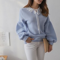 레이스리본블라우스 1021483