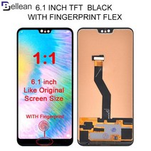휴대폰수리 LCD 호환 P20 프로 Lcd 터치 스크린 디지타이저 CLT-AL00 어셈블리 도구 6.1 인치, 한개옵션1, 02 TFT BL W Fingerprint