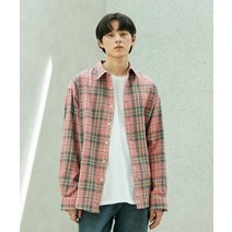 SIGNATURE 9/27 배송 파라슈트 루즈 체크 셔츠[핑크] 23FWST-002