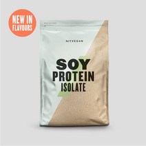 마이프로틴 Myprotein 90% 이상 비건 고단백질 소이 프로틴 아이솔레이트 [500g/모든 맛] (WPC/WPI/게이너/크레아틴/아르기닌/BCAA/EAA 다 있는곳), 내추럴 스트로베리(추천), 1개