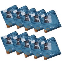 잇츠스토어 휴대용 접이식 장바구니 S 시장가방, 청록큐티고양이_10개