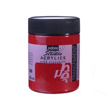 뻬베오 스튜디오 아크릴 물감 500ml, 20 Quinacridone scarlet