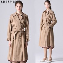 쉬즈미스 더블버튼 코튼 트렌치코트_SWWBYK12020