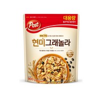 포스트 현미그래놀라 900G, 옵션1 - 기본포장 (박스or비닐포장) (+0원)