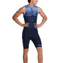 [2XU] Aero Tri Singlet / 9 Inch Short SET 2XU 철인3종 경기복, DARKBLUE
