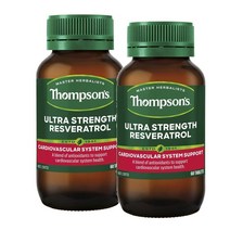 호주 톰슨 Thompsons Resveratrol 울트라스트렝스 레스베라트롤 60정, 2팩