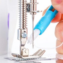 공업용 퀼트미싱기 실꿰기 재봉바느질 실끼게 도우미 헬퍼 수예, 화이트