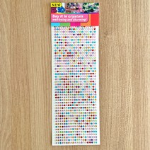 비즈스티커 큐빅스티커 접착비즈 보석비즈 보석스티커 다꾸 꾸미기 67종, 하트 비즈 24번, 1개