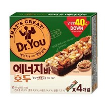 오리온 닥터유 호두 에너지바 (40gx4개입) 160gx10개, 상세페이지 참조, 상세페이지 참조