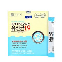 종근당 프리바이오틱스 유산균19 30포 2개, 2g