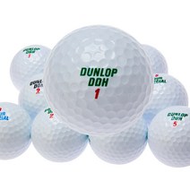 [골그린샵] 로스트볼 던롭 시리즈 A+급 [2피스] 중고골프공 100알, 단품