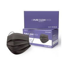 퓨어클린 일회용마스크 (2BOX)_대형블랙, 50매입, 400매입, 블랙