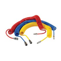 MDG4398 우레탄 에어호스 코일에어호스 8x5x7.5m(커플러장착) (), 상세페이지 참조