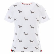 톰브라운 [톰브라운] 22SS KJS02P 08028 100 프린팅 반팔티 6A8A