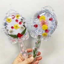 노인 주간보호센터 만들기수업 압화 공예 빗 만들기 실버미술 유치원교구 DIY 패키지