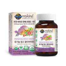 [리뉴얼] 마이카인드 유기농 임산부 맘스 멀티비타민 1713mg x 30정, 1개