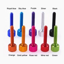 전산볼트 너트 연결 지지대 3개 6 #-32*20mm UNC 거친 나사 널링 엄지 PCI 보드 컴퓨터 케이스 DIY 알루미, 06 Silver