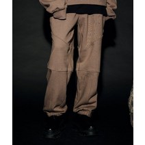 MAISON MINED 21FW THE LION KINGSMALL LOGO JOGGER PANTS DUSTY BEIGE