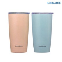 락앤락 이지 보온보냉 테이블 머그컵 500ml 블루 핑크 고급 차 커피 누수방지 손잡이 보냉 컵 커플 직장인 비비드 파스텔 컬러