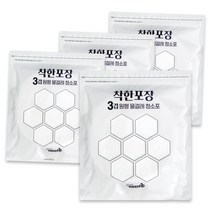 착한포장 도톰한 원형 물걸레 청소포 일회용 휴스톰 스윙 애니스 한경희 21cm, 착한습식 3겹_22매X4팩