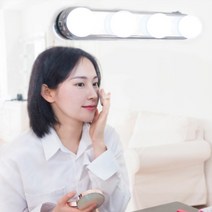 아이센스몰 LED 화장대 조명 파우더룸 미러 라이트 거울 조명등, 2개, 주백색