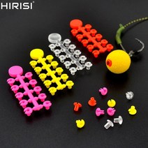 10 cards bait floss cap bait stop beads for carp fishing Boilie baits fishing terminal 태클 ah170, 빨간색