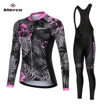 여성용 저지 사이클링 슈트 자전거 의류 Go Pro Sepeda Mtb Conjunto Ciclismo Roadbike Bib Vtt Gel Pant, 11 black cycling set 1_02 S