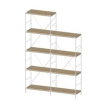 베란다선반 심플한 플로어 스탠딩 수납선반 주방수납 일제 스테인레스 스틸 북유럽 서재 다층 칸막이선반 발코니 수납장 베란다 펜트리 철제 스텐 선반, 25.126*41*170 (9단)