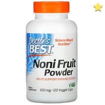 닥터스베스트 노니 열매 과일 파우더 650mg 120정, 1개, 기본
