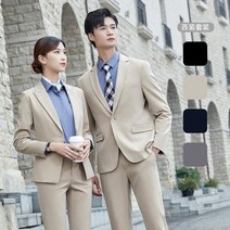 여자 정장코트 1184# 카키 정장 남녀 워크샵 베스트 코트공봄·여름 작업복 차림다소미얼Z