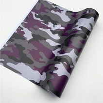 카본시트지 자동차 랩핑지 필름 비닐 스티커 arctic snow camo vinyl, 보라색 카모, 152x50cm, 1개