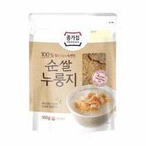 [조은마켓] 밥대신먹어도~!! 속편한~!! 종가집 순쌀 누룽지 고소한누룽지탕, 2개, 500g