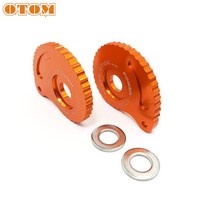 오토바이잭 백미러 거치대 OTOM 리어 액슬 블록 체인 조절기 오토바이 잭 CQRMS 플랜지 시트 고정 볼트 너, 01 Orange