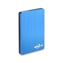 NRICO 320GB 휴대용 외부 Hard 드라이브 USB 3.0 HDD 2.5inch 저장 호환 for PC Mac 데스크탑 PS4 (320GB 블루), BLUE