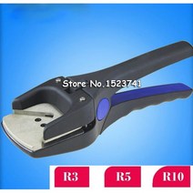 R3/R5/R10 코너 구멍 펀치 PVC 카드 태그 사진을위한 대형 배지 슬롯 라운더 커터 헤비 듀티 클리퍼, R10