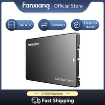 FanXiang SSD1TB 240GB 2.5 인치 SSD 120GB 512GB SATA III PC 노트북 데스크탑 용 내부 솔리드 스테이트 드라이브 HDD SSD256GB 하드