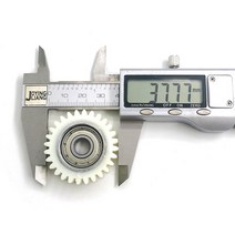 웜기어 베벨기어 톱니바퀴 28T 38mm 전기 자전거 기어 608 베어링 샤프트 구멍 두께 12mm 오토바이 톱니 바, 01 28 Teeth Nylon x3PCS