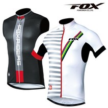 폭스 폭스 자전거져지 여름반팔라이딩복상의 남자싸이클의류 MTB산악자전거옷 로드사이클웨어 슈트세트, 19.(K242)화이트