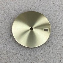 저스트포 NH35/NH36/ 4R/ 7S 용 날짜 창 28.5mm 썬 레이 다이얼 플레이트 3/3/8/4 o39clock 케이스 빈 구리 시계, [16] Gold Single Calendar