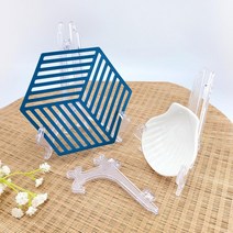 투명 플라스틱 액자 받침거치대 스탠드 소 중 대, 대, 대