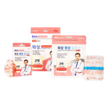 대일제약 케어젤 밴드 표준형 5매 X 1개 + 케어젤 드레싱 대형 2매 X 2개 화상 창상 찰과상 밴드, 케어젤 밴드1개 + 드레싱2개