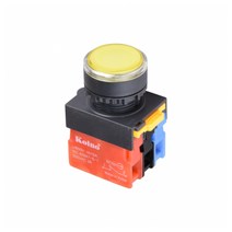 1A1B 푸쉬온 스위치 자동복귀리턴 트랜스부착형 230V AC LED 22mm NS22-BEM-L3A1A1B, 화이트 [NS22-BEM-L3AW1A1B]