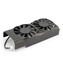 FULL-HA5510M12F-Z GTX 1050Ti 그래픽 카드 용 2 핀 GPU 쿨러 팬 LP, 01 Black